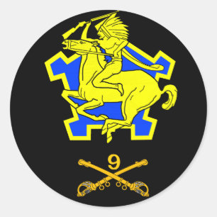 Regiment Calvary Runder Aufkleber