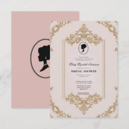 Regimezeit Florals Bridgerton Brautparty Invit Einladung