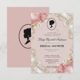 Regimezeit Florals Bridgerton Brautparty Invit Einladung