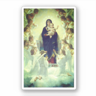 Regina Angelorum - William-Adolphe Bouguereau Aufkleber