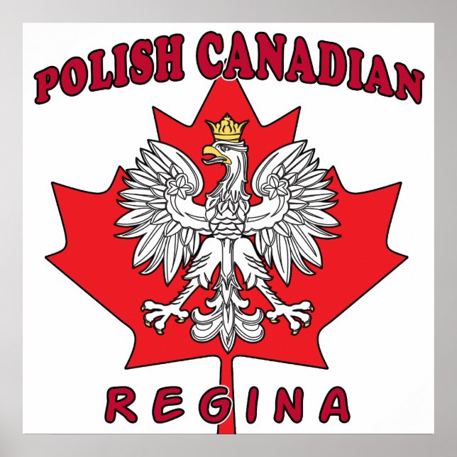Regina Polnisch Kanadischer Leaf Poster (Vorne)