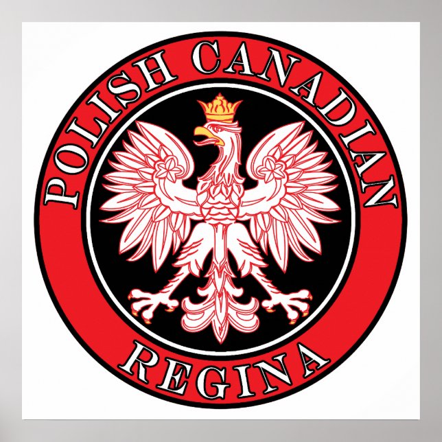 Regina Polnischer Adler Poster (Vorne)