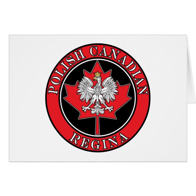 Regina Runde Polnischer Kanadischer Leaf (Vorderseite (Horizontal))