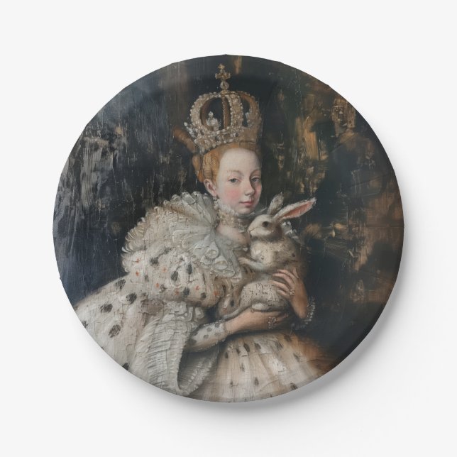 Regina - Rundpapier-Teller Pappteller (Vorderseite)