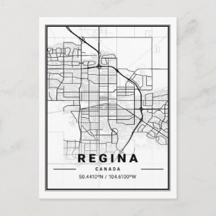 Regina Saskatchewan Carte des villes de voyage
