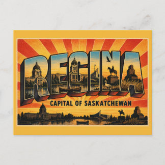 Regina Saskatchewan Hauptstadt Postkarte
