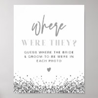 REGINA Silver Sequins Disco Wo sie unterschrieben 