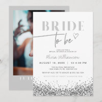 REGINA Silver Sequins Funkelnd Brautparty Invita