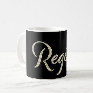 Regina white gold Handwriting Tasse Kaffeetasse