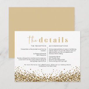REGINA Yellow Gold Disco Hochzeit Details Karte
