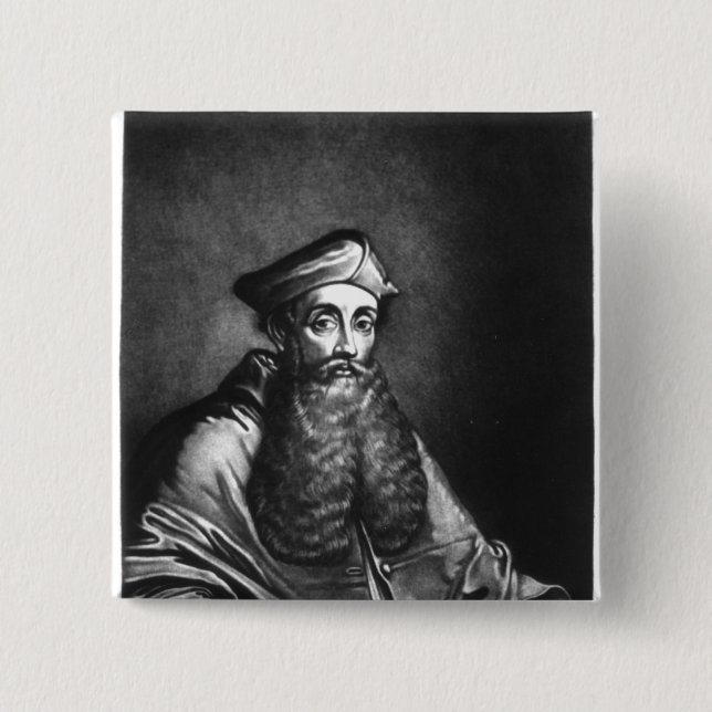 Reginald Pole Illustration Button (Vorderseite)