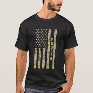 Region Apulien Italien Wüsten-Tarnung abgenutzt Am T-Shirt