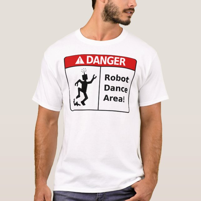 Région de danse de robot de DANGER ! (le T-shirt (Devant)