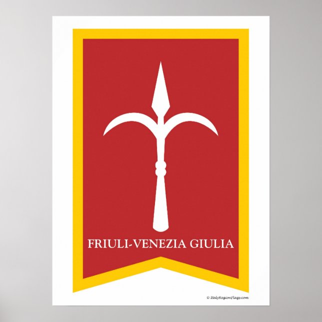 Region Friaul-Julisch Venetien - Region Poster (Vorne)