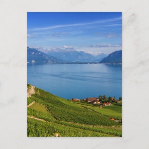 Region Lavaux, Waadt, HDR Postkarte
