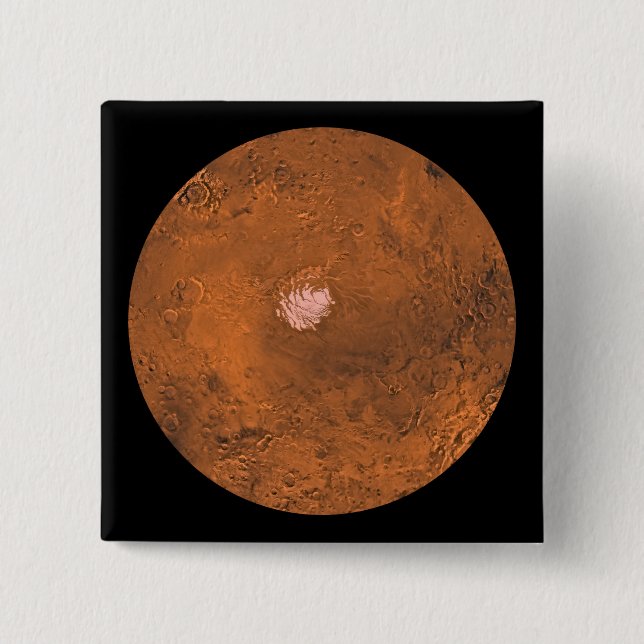 Region Mare Australe Mars Button (Vorderseite)