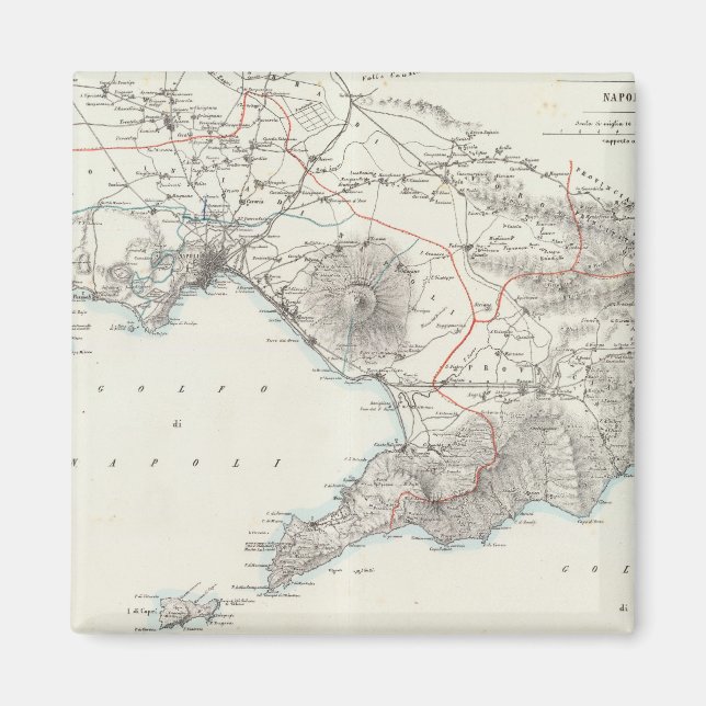 Region Neapel Italien Magnet (Vorne)