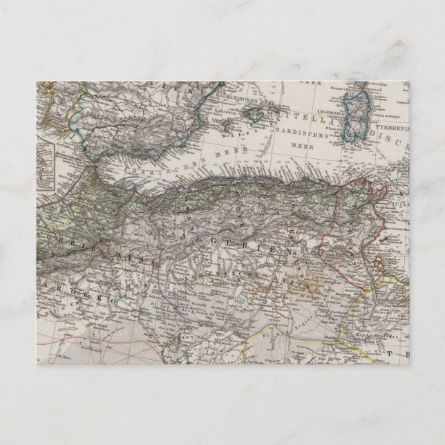 Region Nordafrika Postkarte (Vorderseite)
