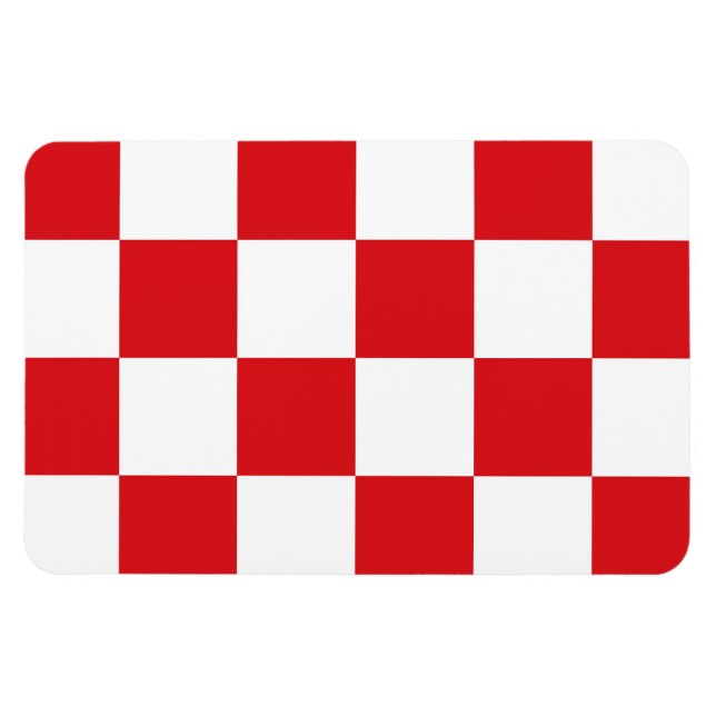 Region Nordbrabant-Flagge Niederlande Magnet (Horizontal)