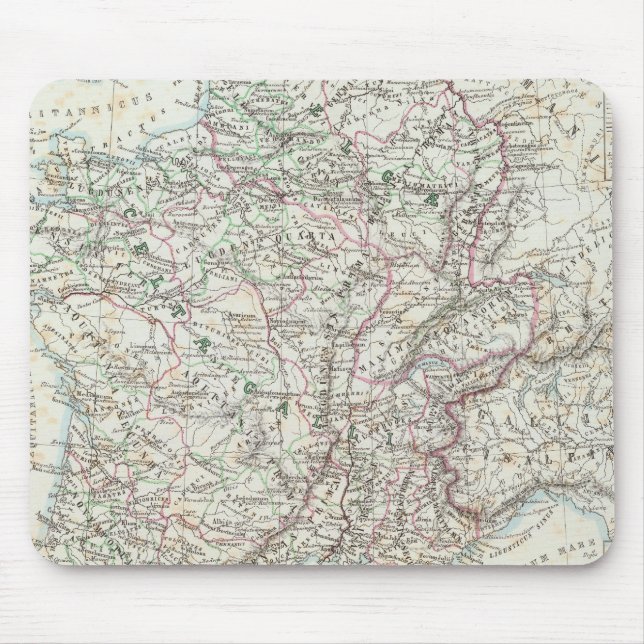 Region Paris Frankreich Mousepad (Vorne)
