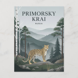 Region Primorje Russland Postkarte