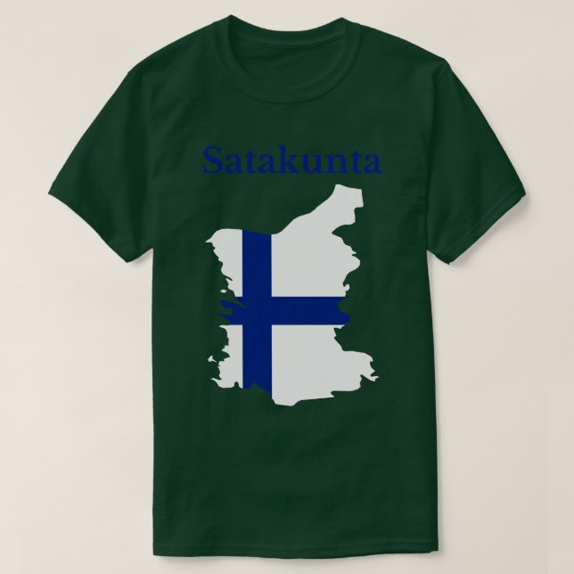 Region Satakunta Finnland T-Shirt (Design vorne)