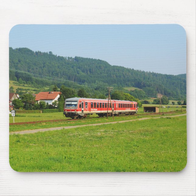 Regionalbahn nach Marburg in Wolfgruben Mousepad (Vorne)