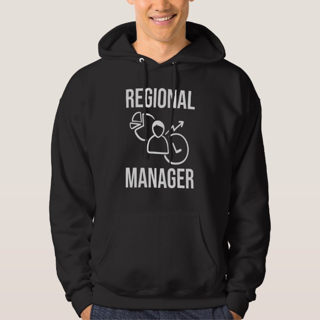 Regionaler Manager Assistent der Geschäftsleitung  Hoodie (Vorderseite)
