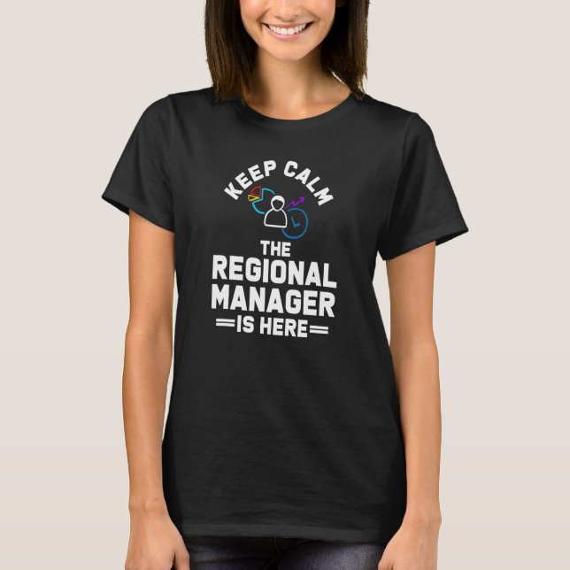Regionaler Manager Assistent der Geschäftsleitung  T-Shirt (Vorderseite)