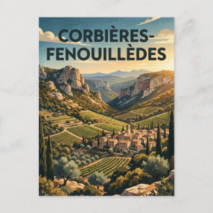 Regionaler Naturpark Corbières-Fenouillèdes Postkarte