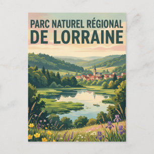 Regionaler Naturpark Lothringen Frankreich Postkarte