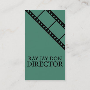Regisseur Film Film Editing Editor Maker Visitenkarte