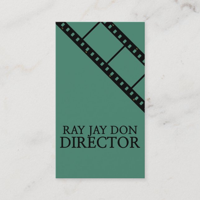 Regisseur Film Film Editing Editor Maker Visitenkarte (Vorderseite)