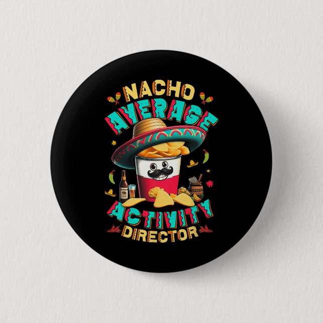 Regisseur Nacho Durchschnittliche Aktivität Regiss Button (Vorderseite)