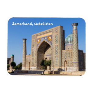 Registan-Platz bei Sonnenuntergang - Samarkand, Us Magnet