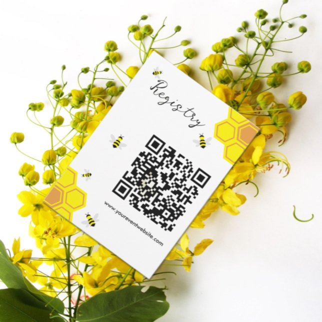 Register für BienenBaby-Dusche Begleitkarte (Von Creator hochgeladen)