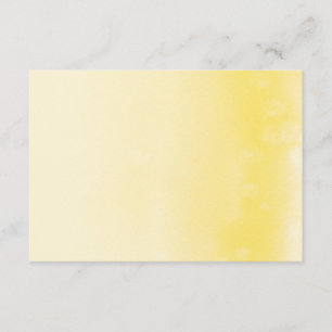 REGISTER-KARTE:: ombre Aquarellgelb Begleitkarte