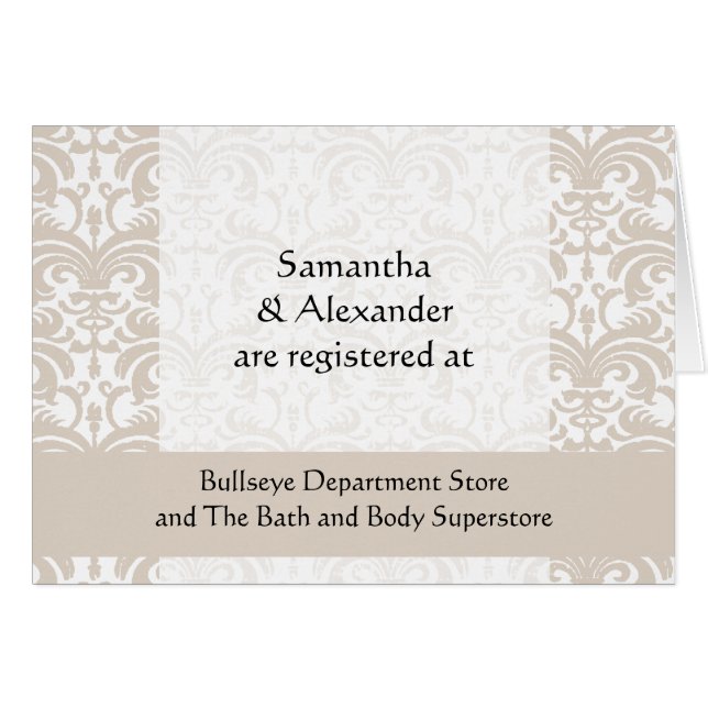 Register-Karten, kleiner Einsatz verfügbar (Vorderseite (Horizontal))