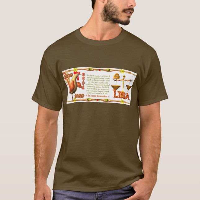Register-Tierkreis Waage Valxart 1969 Erde2029 T-Shirt (Vorderseite)
