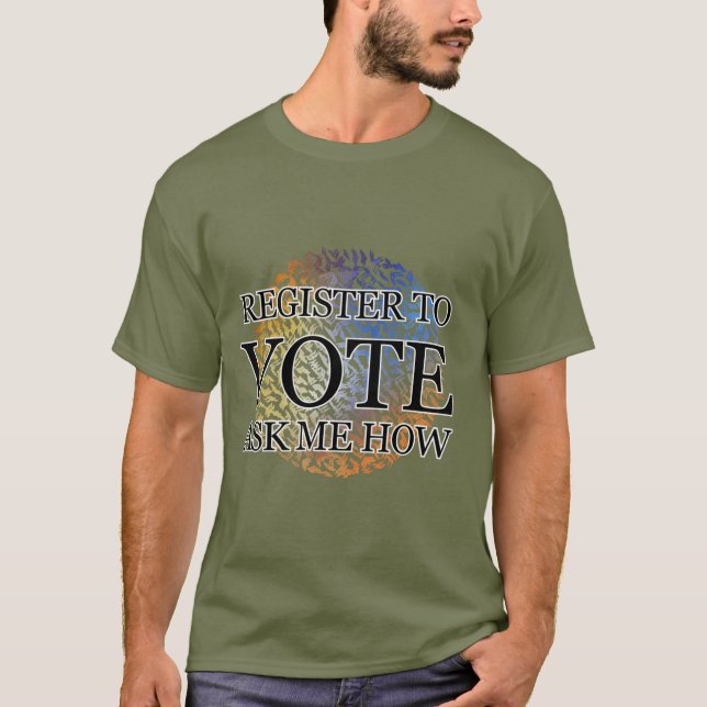 REGISTER ZUR ABSTIMMUNG FRAGE MICH WIE T-Shirt (Vorderseite)