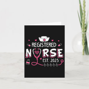 Registered Nurse Est 2025 Nursing Student Rn Gradu Karte