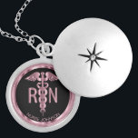 Registered Nurse - Medical Symbol Caduceus - Pink  Medaillon<br><div class="desc">Personalisiertes medizinisches Krankenzeichen Caduceus Pink Necklace für Sie bereit zu personalisieren. ✔ Hinweis: Nicht alle Vorlagenbereiche müssen geändert werden. 📌 Wenn Sie weitere Anpassungen benötigen, klicken Sie bitte auf den Button "Weitere Anpassungen vornehmen" oder "Design anpassen oder bearbeiten" und verwenden Sie unser Designwerkzeug, um die Größe, den Rotation, die Textfarbe,...</div>