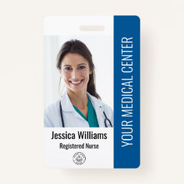 Registered Nurse RN Employee ID Blue Ausweis