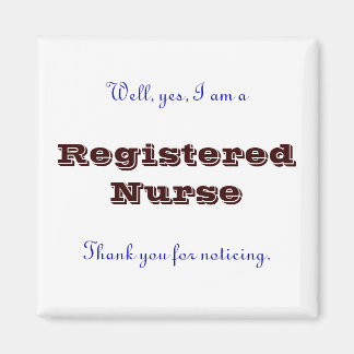 Registered Nurse, vielen Dank Magnet