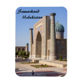 Registerplatz bei Sonnenuntergang - Samarkand, Usb Magnet