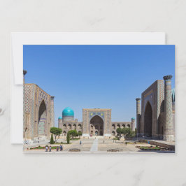 Registerplatz - Samarkand, Usbekistan, Asien Einladung