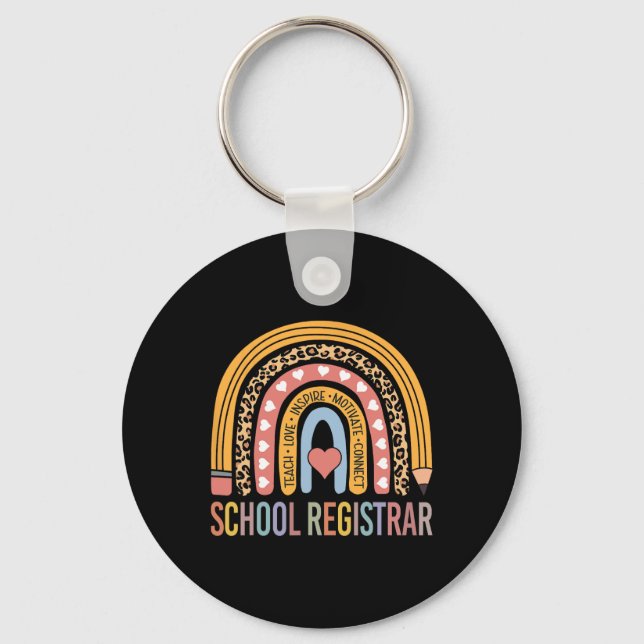 Registrar 100. Schultag Schlüsselanhänger (Vorderseite)