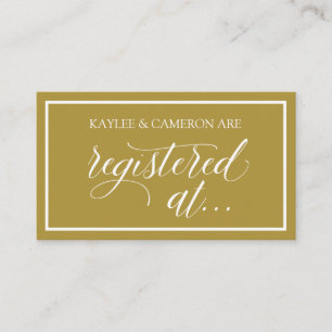 Registre des mariages - Cartes de puits d'attente 