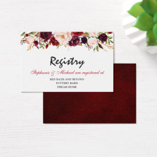 Registre des Mariages Floral Russe de la Marine Ro