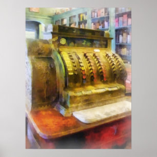 Registrierkasse in der Apotheke Poster